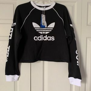 Adidas cropped sweatshirt